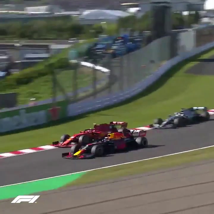 El choque entre Charles Leclerc y Max Verstappen - Fuente: F1
