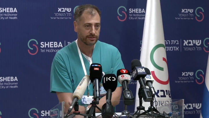 Hamas hostages safe in hospital but some have ‘no home to come back to’, says doctor