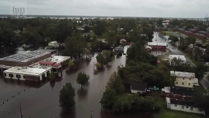El impacto del huracán Florence en Carolina del Norte - Fuente: Washington Post