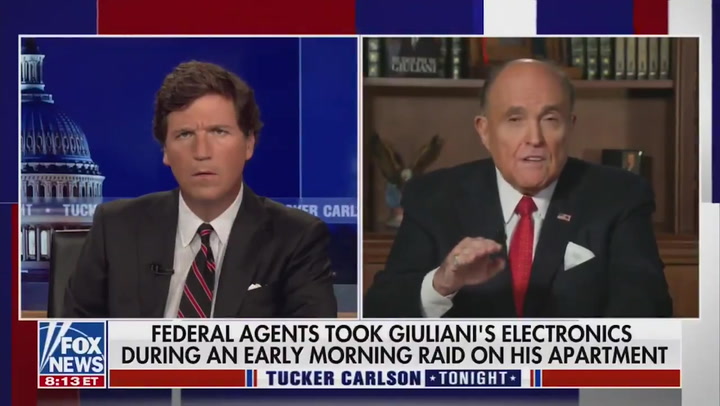 Rudy Giuliani says he offered FBI agents Hunter Biden’s laptop during raid