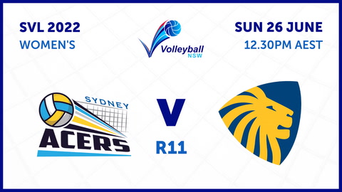 26 June - Sydney Volleyball League - R11 - Sydney Acers v Sydney University