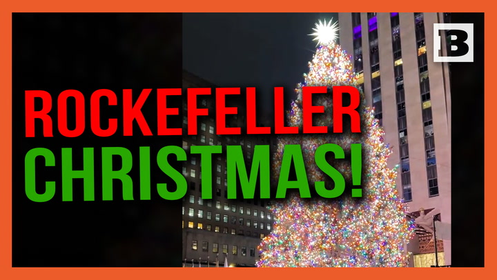 Awesome Drone Shot Shows Moment of Rockefeller Christmas Tree Lighting