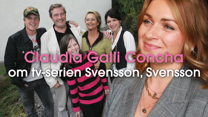 Claudia Galli Concha om tv-serien Svensson, Svensson