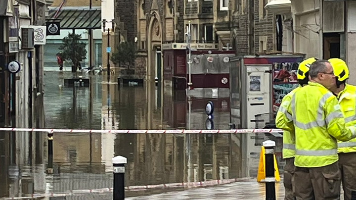 Hastings hit by flash flooding as shopping centre evacuated