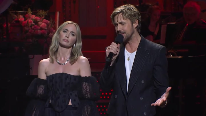 Ryan Gosling and Emily Blunt perform ‘Barbenheimer’ duet to Taylor Swift song in ‘SNL’ monologue