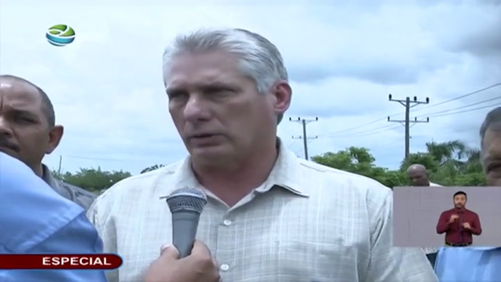 Parece que hay un alto número de fallecidos', dijo el presidente cubano Díaz-Canel - Fuente: Télam