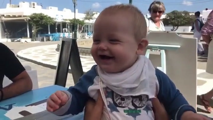Video: mirá la reacción de Mirko cuando le habla su abuela - Fuente: Instagram @marley_ok