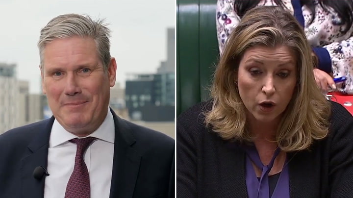 Keir Starmer reacts to Penny Mordaunt calling him 'beach Ken'