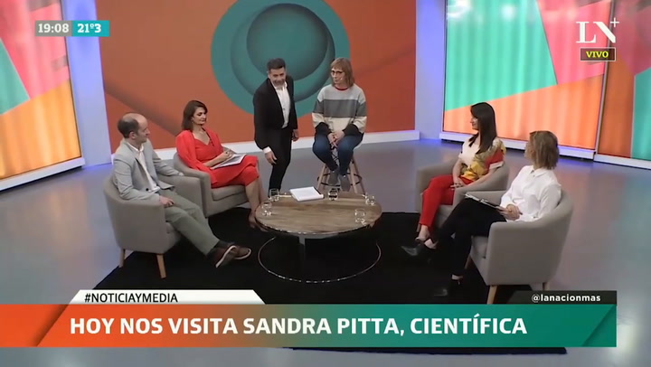 Sandra Pitta sobre su cruce con Alberto Fernández, en LN+