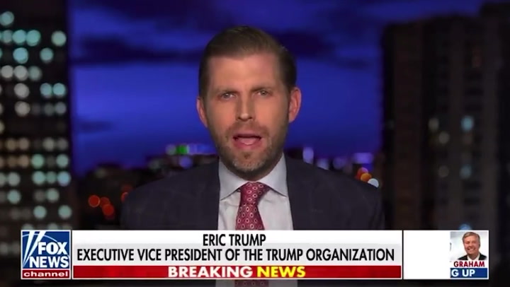 Eric Trump claims Putin could tell Donald Trump was 'a very strong person'