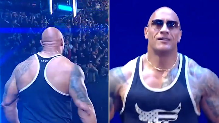 The Rock returns to WWE after five years with incredible crowd reaction