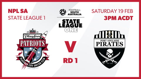 19 February Round 1 - NPL SA State League 1 Playford City v Port Adelaide