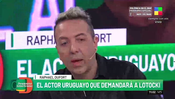 Un actor uruguayo que se operó con Lotocki se mostró asustado