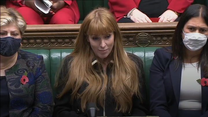 Angela Rayner accuses Tory party of 'wallowing in sleaze'