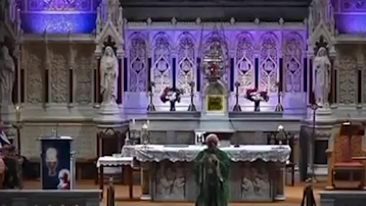 Irish priest's anti-trans homophobic sermon live-streamed to congregation