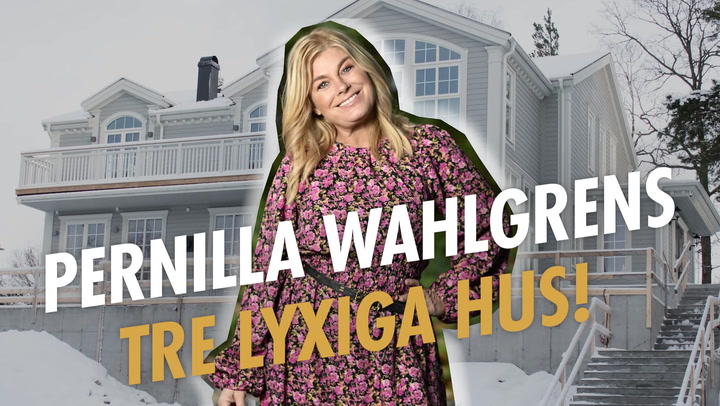 Pernilla Wahlgrens tre lyxhus!
