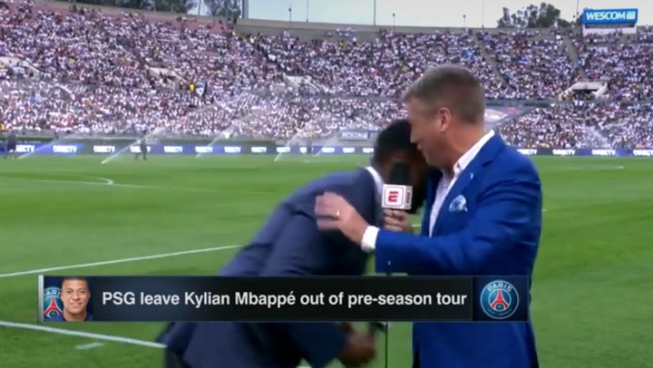 ESPN presenter Shaka Hislop collapses on air during Real Madrid match