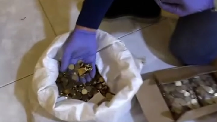 Police raid largest fake two-euro coin manufacturer after 6-year-long investigation