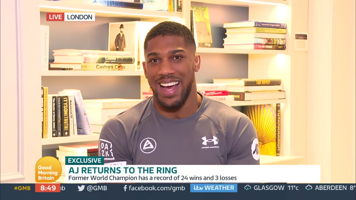 Anthony Joshua addresses speculation he will 'retire' if he loses to Jermaine Franklin