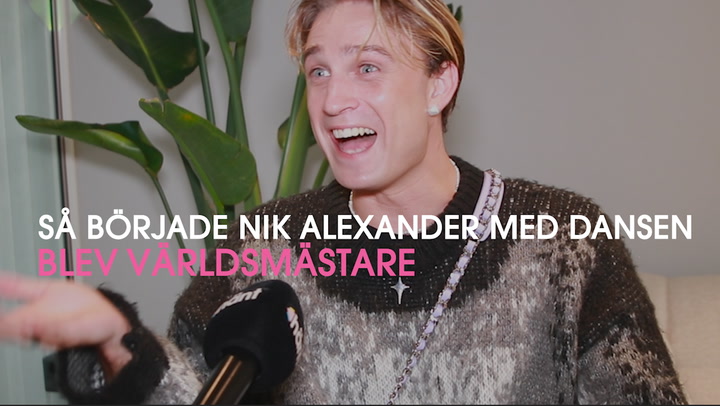 Så började Nik Alexander med dansen – blev fyrfaldig världsmästare