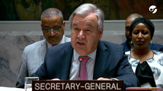 El secretario general de la ONU advirtió que el mundo no puede "permitirse más guerras"