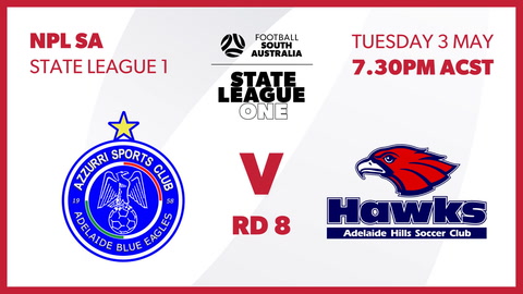 Adelaide Blue Eagles - NPL SA v Adelaide Hills Hawks SC - SA NPL 2