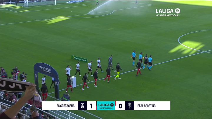 Cartagena 1-0 Sporting: resumen y goles | LaLiga Hypermotion (J18)