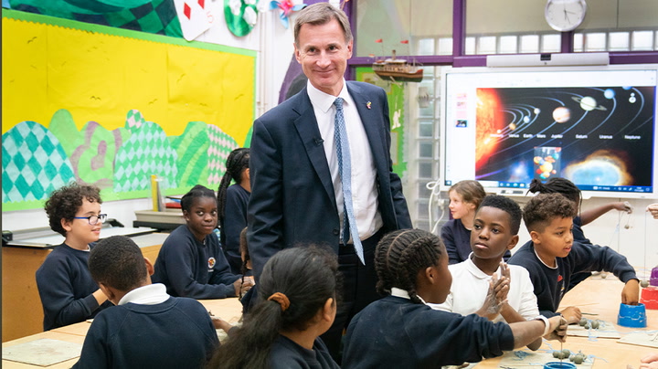 Hunt announces 30 hours free childcare for all children under five
