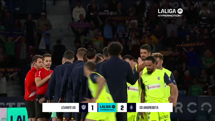 Levante 1-2 Amorebieta: resumen y goles | LaLiga Hypermotion (J35)