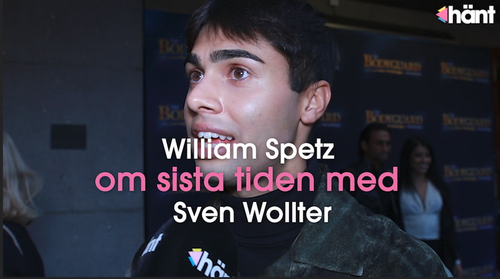 William Spetz om sorgen efter Sven Wollters död