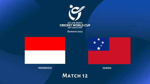 16 June - 2023 ICC U19s EAST ASIA PACIFIC WORLD CUP QUALIFIER - Indonesia v Samoa