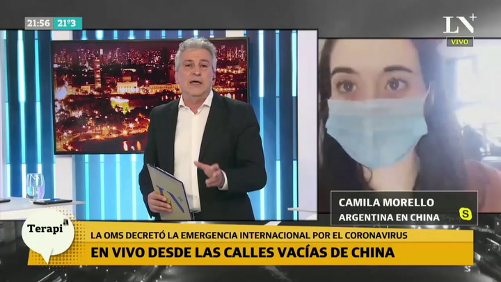 Es argentina y esta encerrada en un departamento hace 9 días en China por el coronavirus