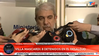 Aníbal Fernández sobre el desalojo en Villa Mascardi: "El resultado fue positivo"