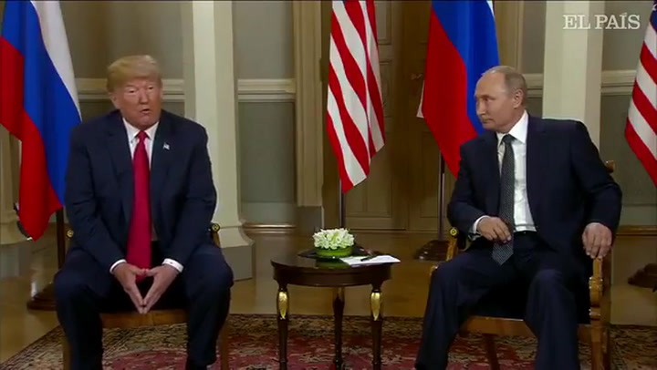Trump felicitó a Putin por la organización del Mundial - Fuente: El País
