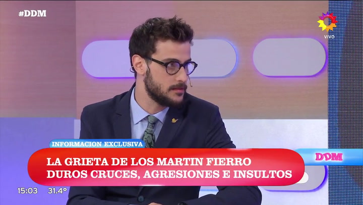 El descargo de Diego Leuco tras los incidentes en los Martín Fierro