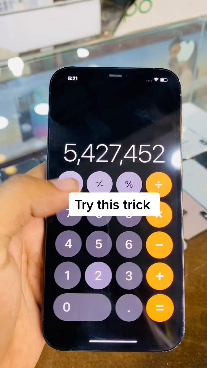 El truco de la calculadora de iPhone