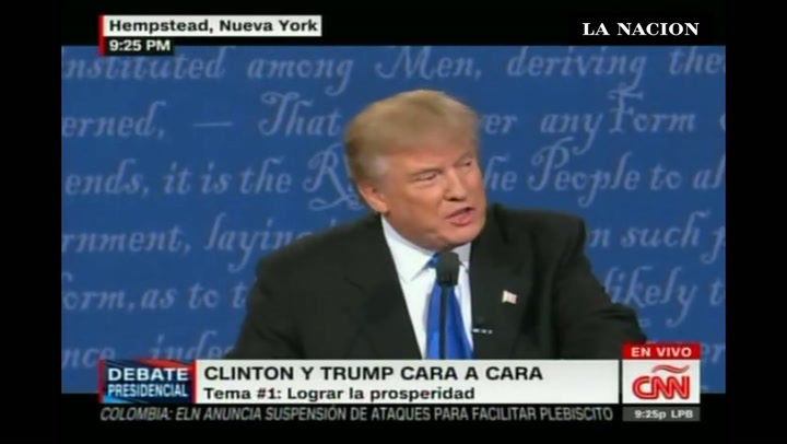 Elecciones en EEUU - Trump y Clinton discuten acerca de ISIS - Fuente CNN