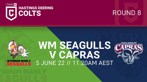 Wynnum Manly Seagulls U21 - HDC v Central Queensland Capras U20 - HDC