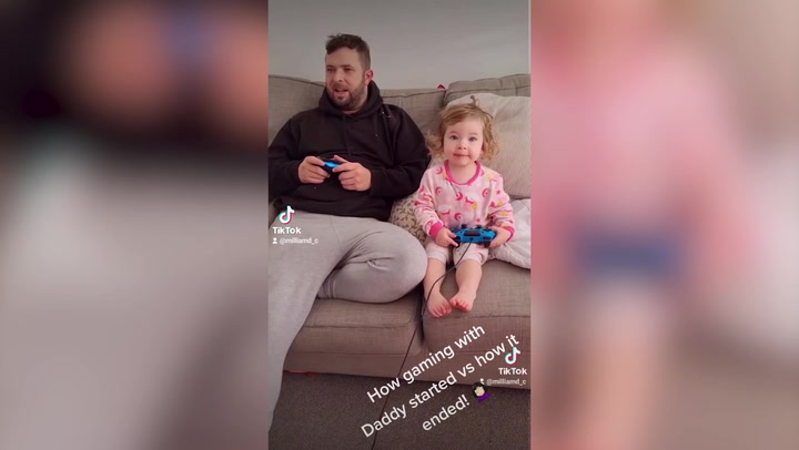 Two-year-old uses F-word after losing at Fortnite video game