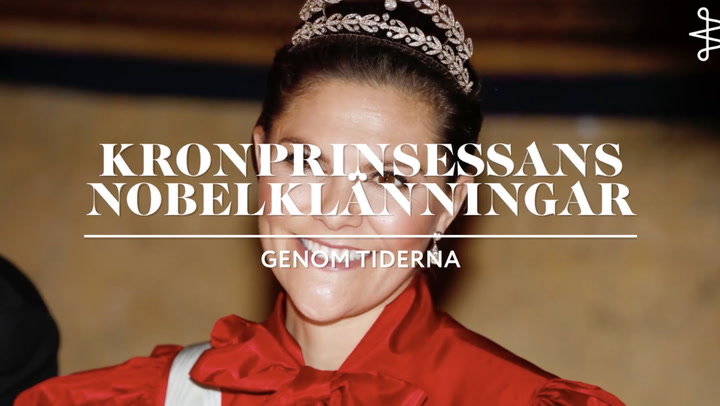 Kronprinsessans nobelklänningar genom tiderna