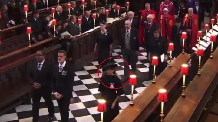 Actress Sandra Oh attends Queen Elizabeth's funeral in Westminster Abbey