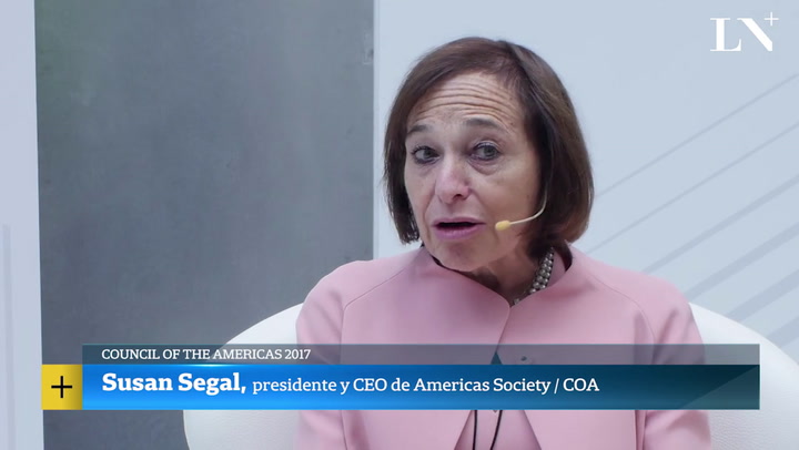 Susan Segal, presidente y CEO de Americas Society, en el Council of the Americas 2017