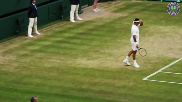 Video Wimbledon con voz de Roger Federer