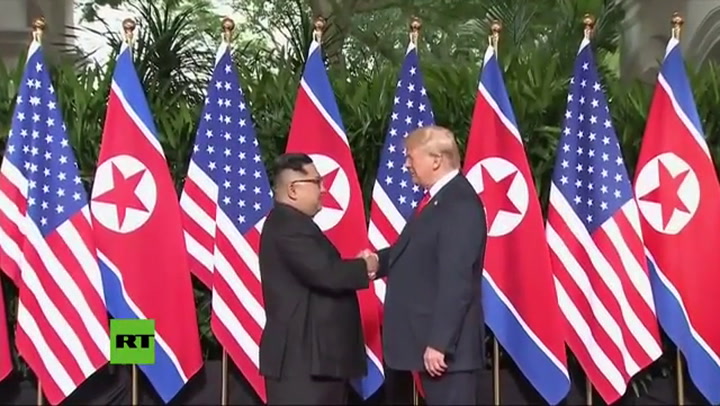 La cumbre histórica de Donald Trump y Kim Jong-un - Fuente: RT