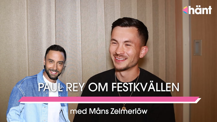 Paul Rey om festkvällen med Måns Zelmerlöw: ”Folk skrek...”