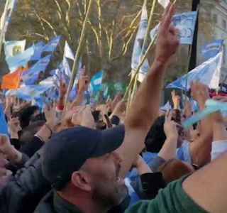 Atentado a Cristina Kirchner: así se vivió la manifestación en apoyo a la Vicepresidenta