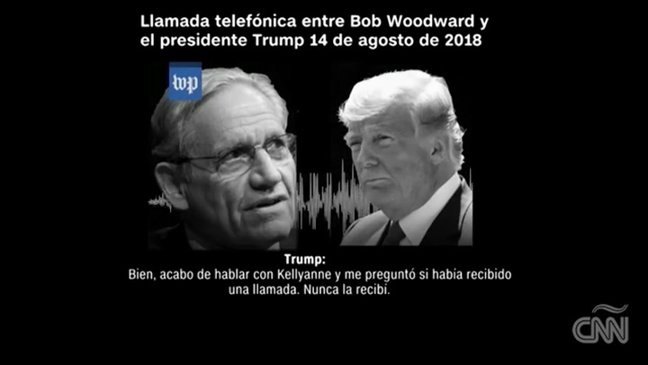 La conversación entre Trump y el periodista Bob Woodward - Fuente: CNN en Español