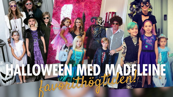 Madeleine älskar Halloween! Här är alla utklädnader
