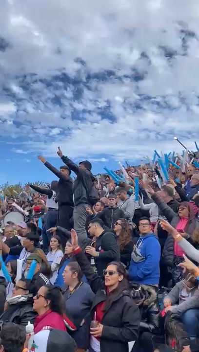 La militancia a la espera de Cristina Kirchner en Quilmes