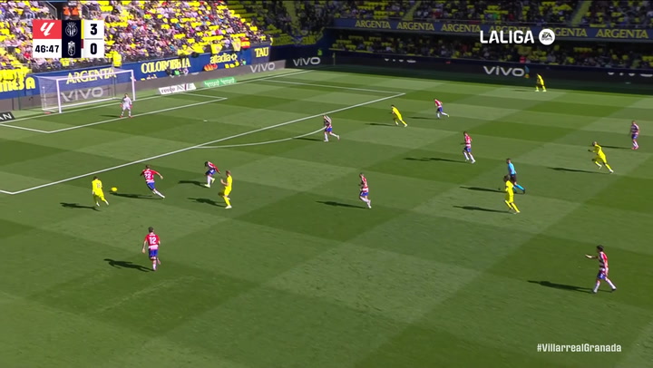 Gol de Guedes (4-0) en el Villarreal 5-1 Granada